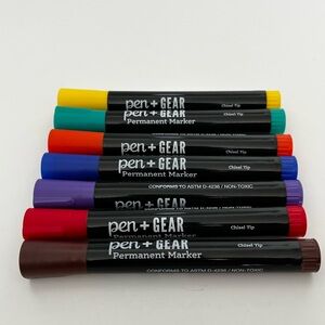 Permanent Marker Set - Assorted Colors